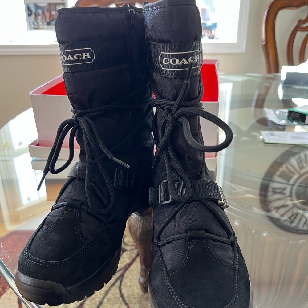 Coach Black Winter Boots